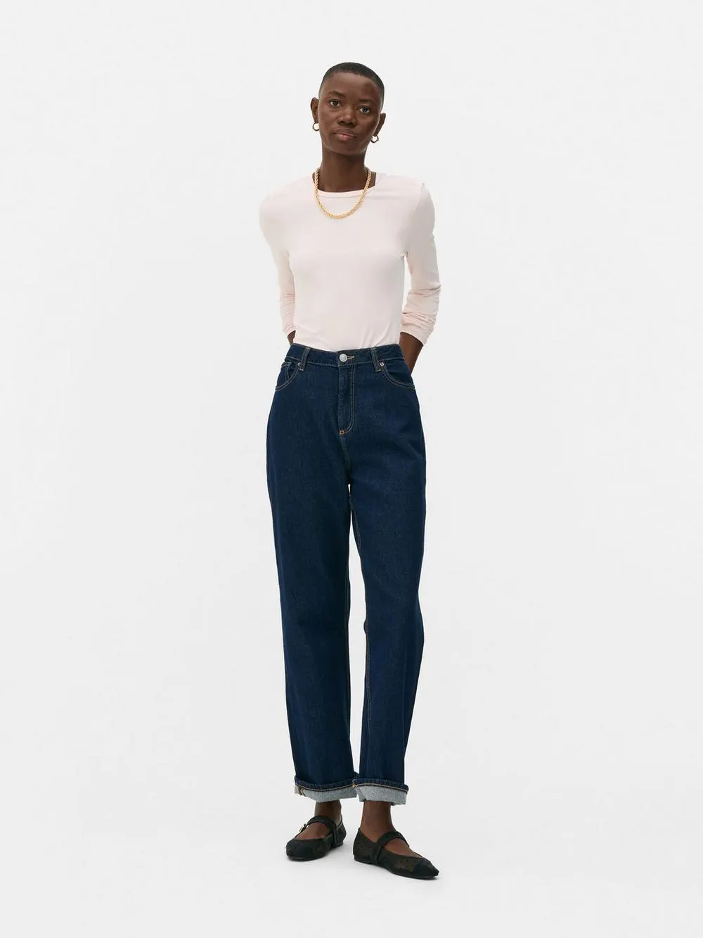 Polyamide Long-Sleeve Crew Top