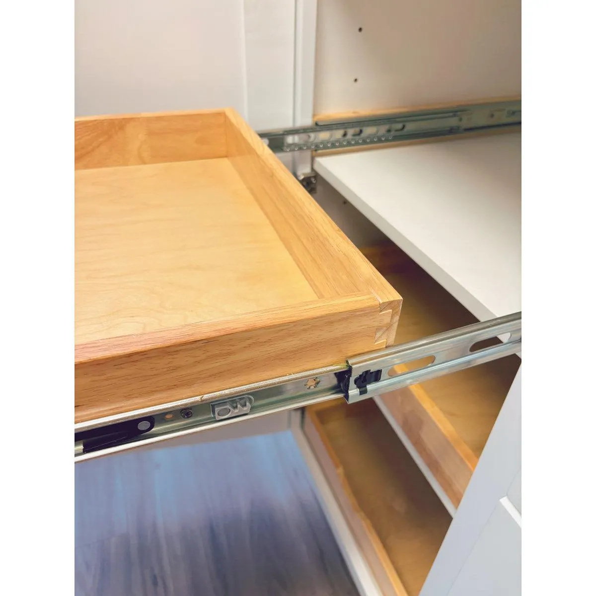 Soft Close Cabinet Drawer Wood Pull Out Tray Drawer Box Kitchen Cabinet Organizer Cabinet Slide Out Shelf Wooden Pull Out Shelf (no Assembly Required)