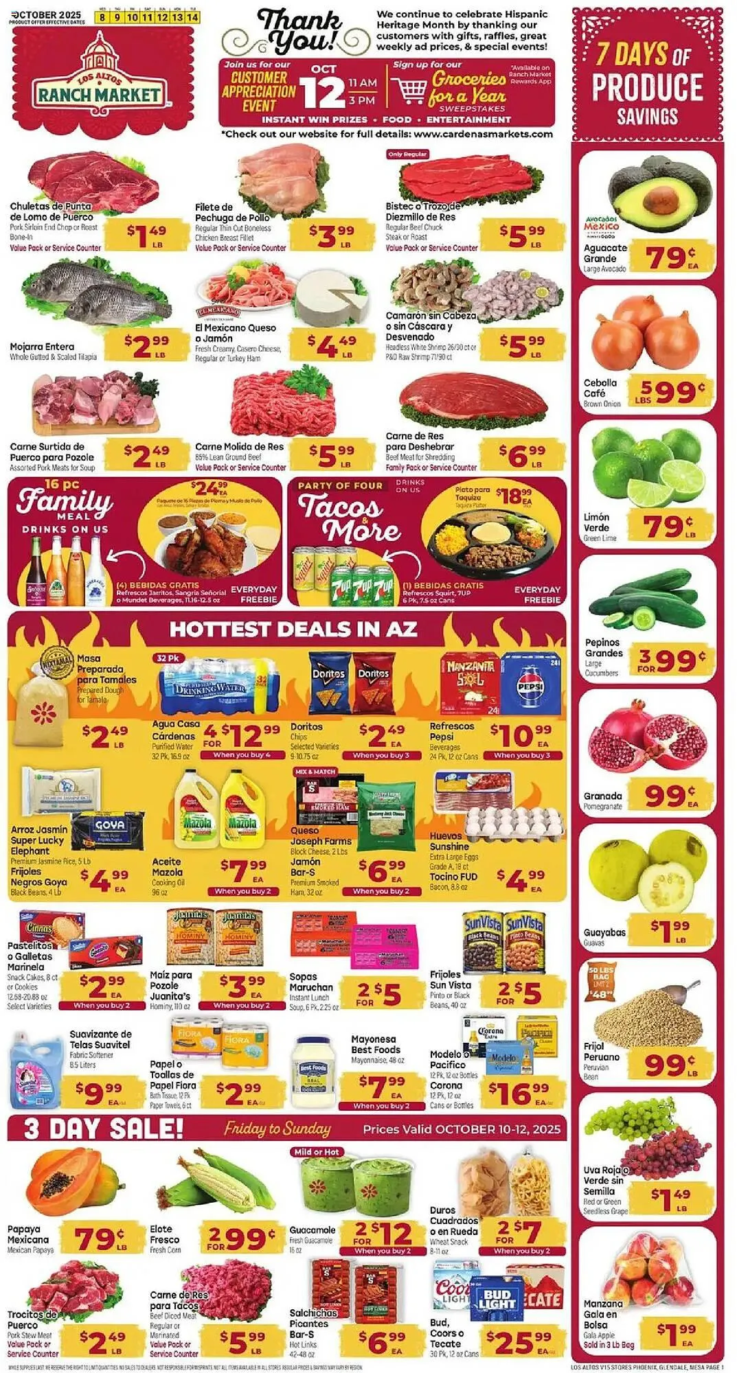 Weekly ad Cardenas weekly ad from October 8 to October 15 2025 - Page 1
