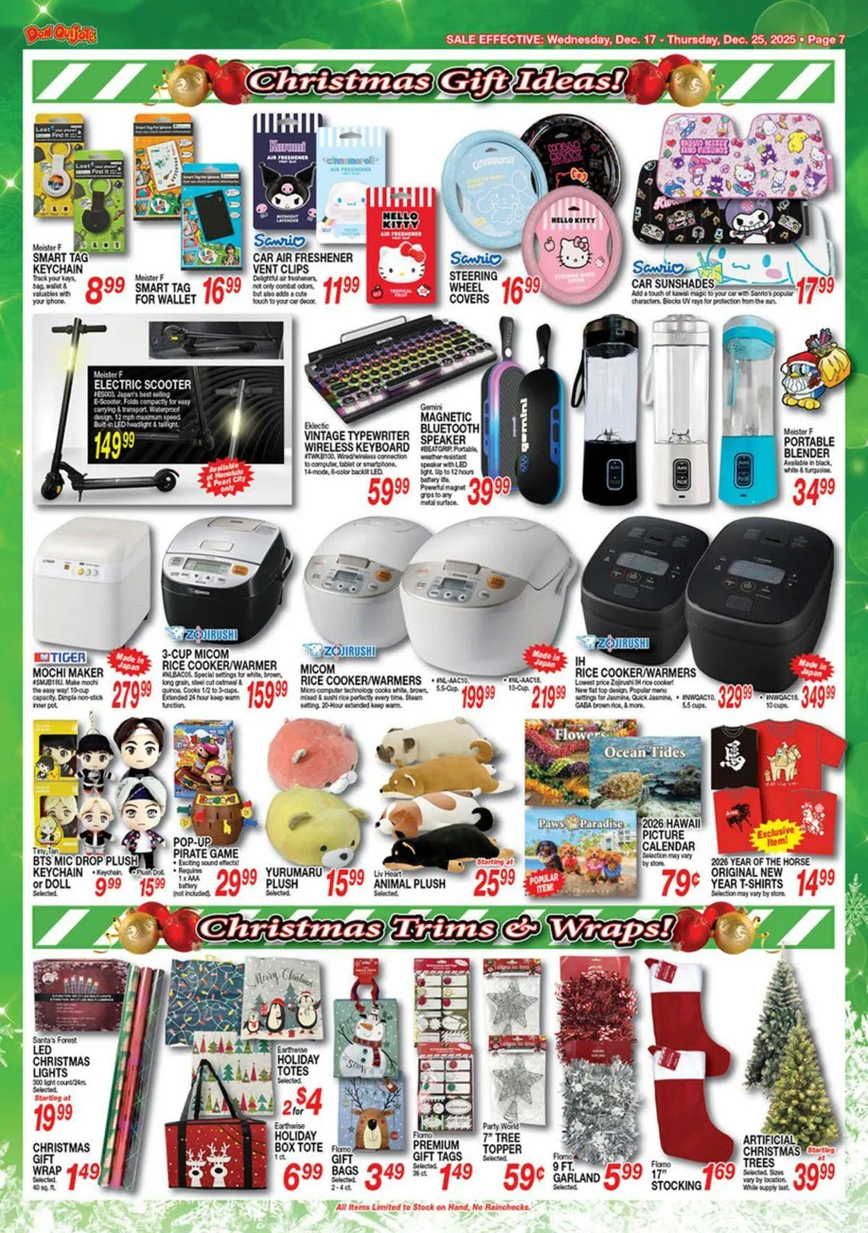 Weekly ad Don Quijote Hawaii from December 17 to December 25 2025 - Page 7