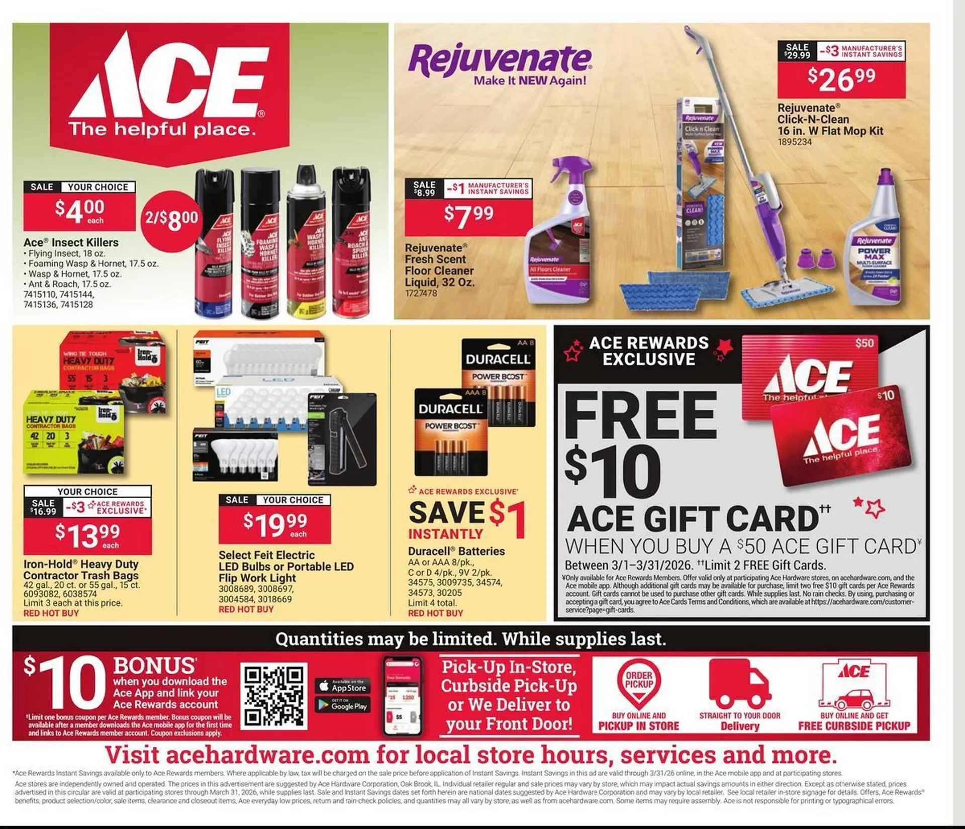 Weekly ad Ace Hardware flyer from March 1 to March 31 2026 - Page 7