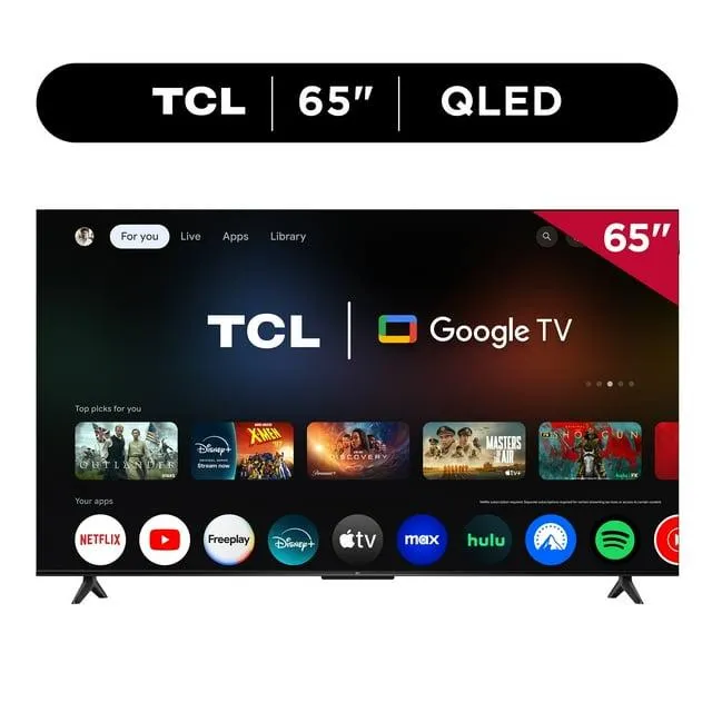 TCL 65" Q Series (NEW 2025) 4K UHD HDR QLED Smart TV with Google TV – 65Q51K