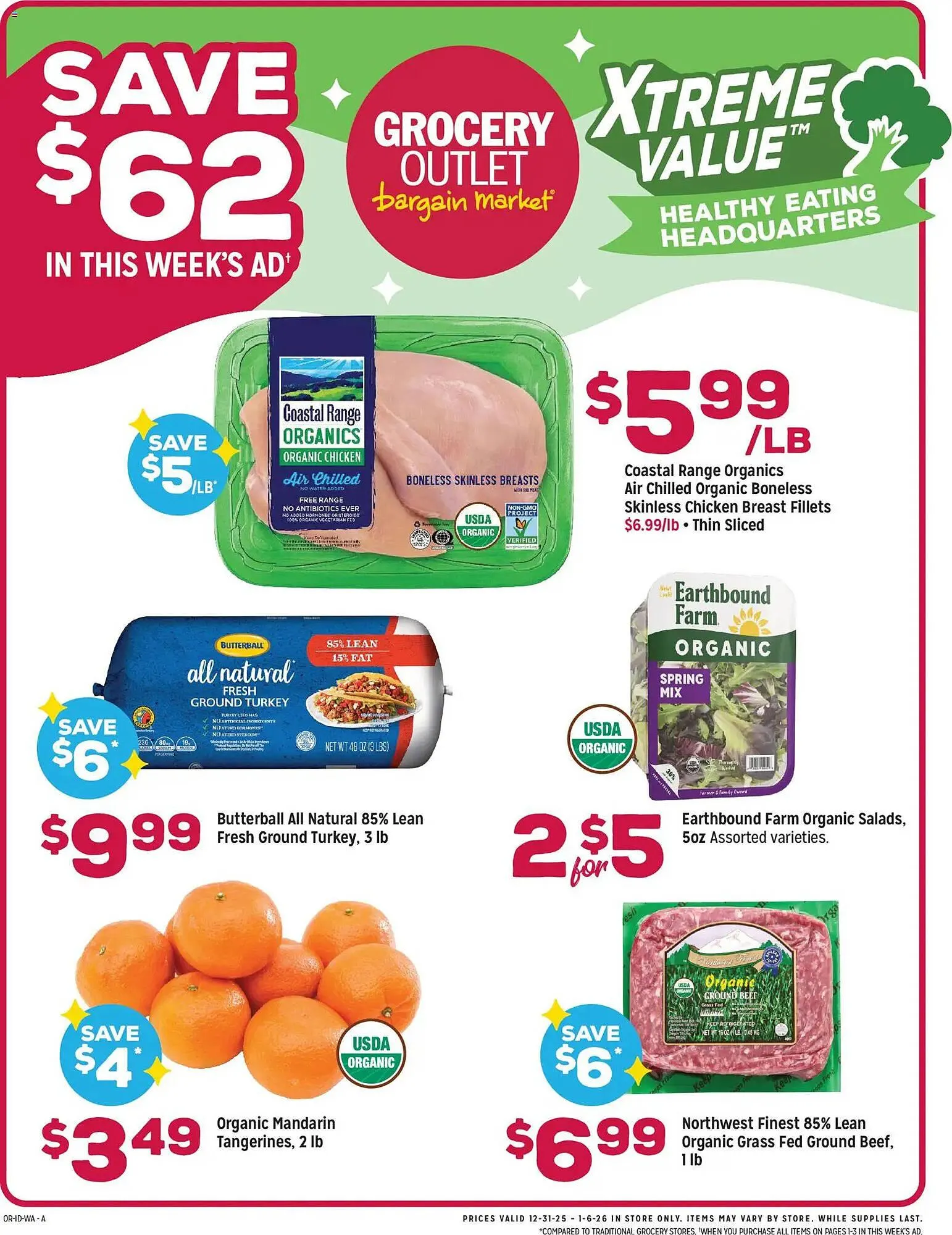 Weekly ad Grocery Outlet weekly ad from December 31 to January 6 2026 - Page 1