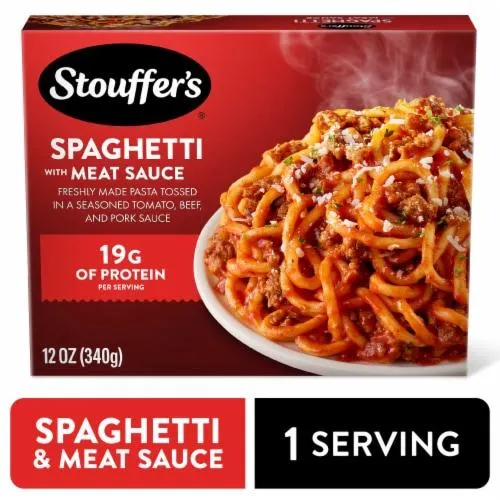 Stouffer's Spaghetti with Meat Sauce Single Serve Frozen Pasta Single Frozen Meals