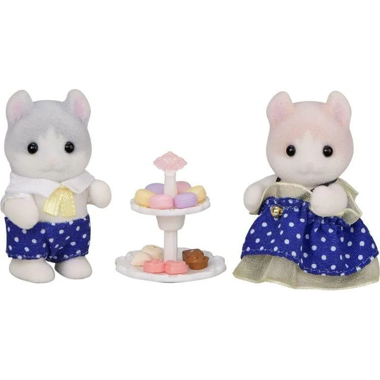 Calico Critters Curly Cat Baby Playset with 2 Doll Figures
