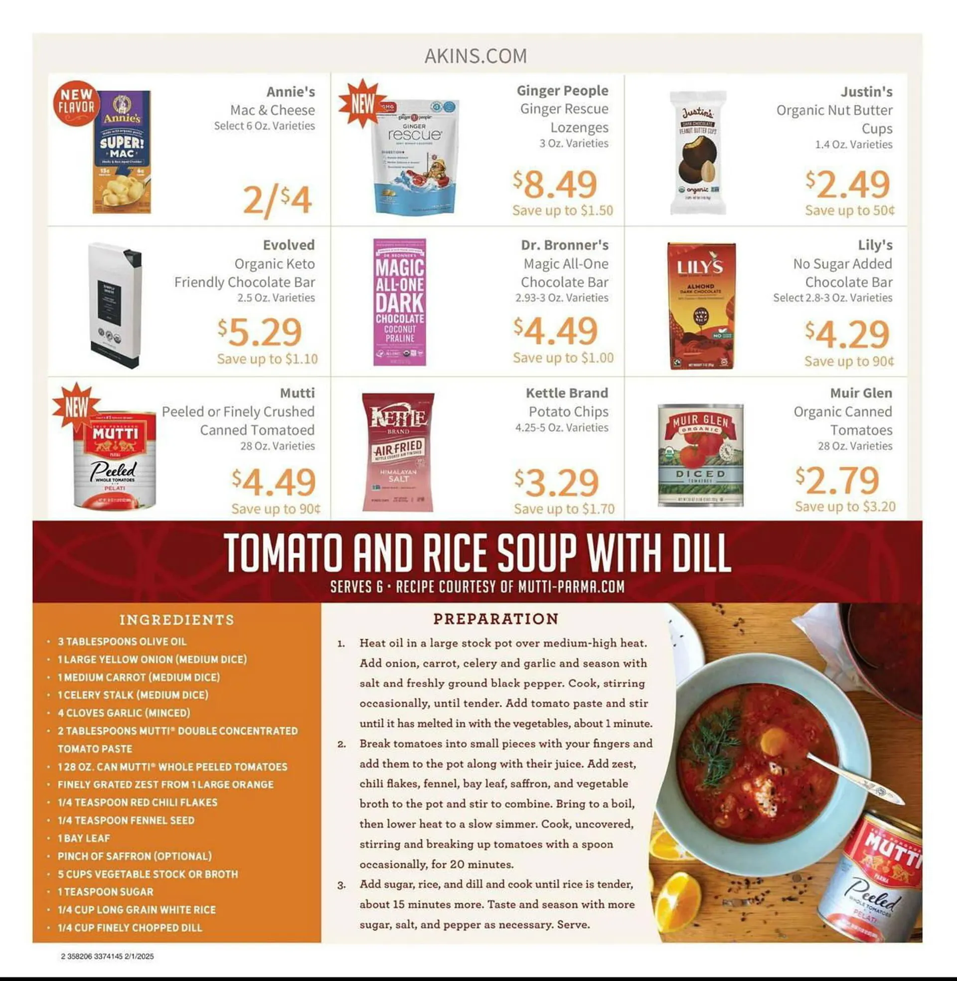 Weekly ad Akin's Natural Foods Weekly Ad from February 1 to February 28 2025 - Page 2