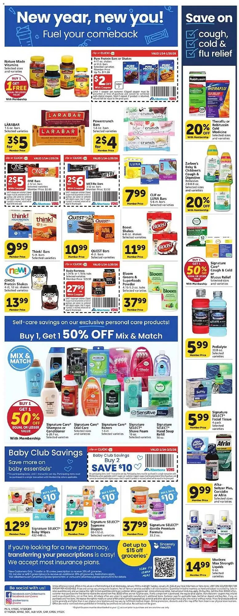 Weekly ad Vons weekly ad from January 14 to January 20 2026 - Page 6
