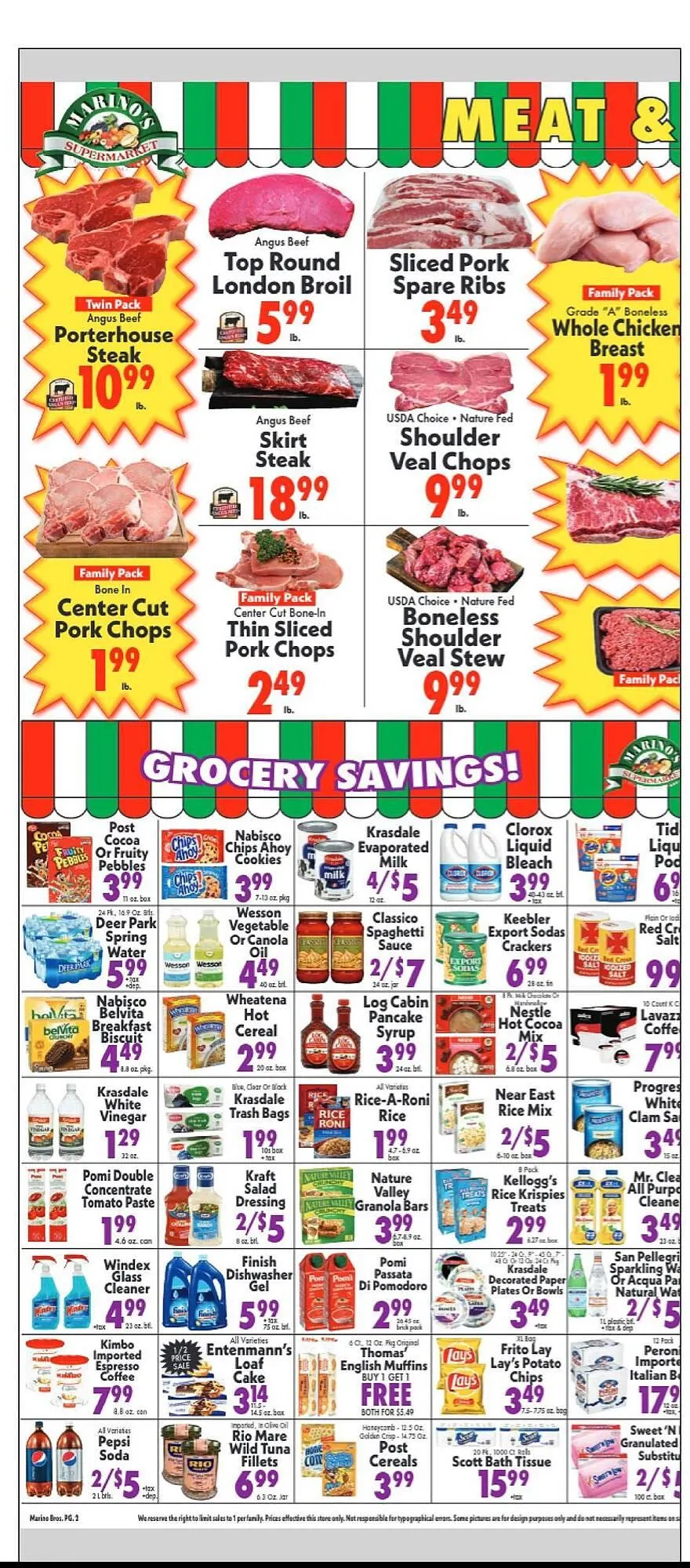 Weekly ad Marino's Supermarket weekly ad from January 2 to January 8 2026 - Page 2