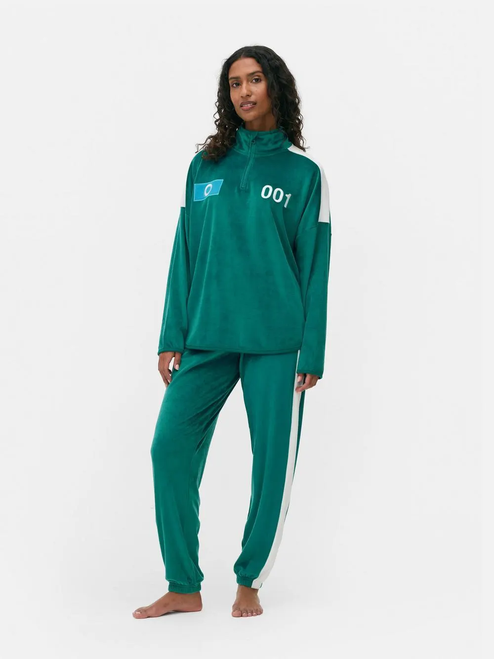 Langer „Squid Game“ Schlafanzug