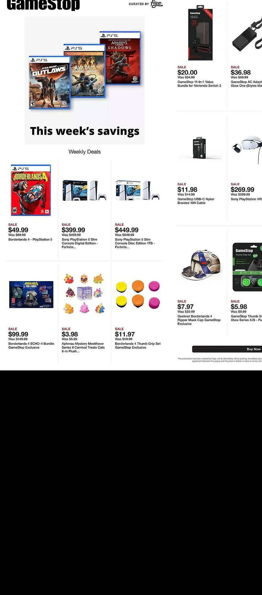 Game Stop weekly ad - 1