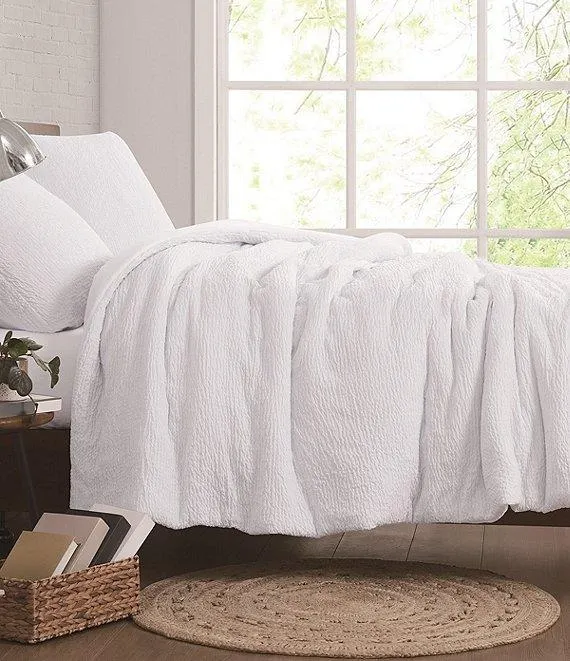 Dorm Essentials Collection Crinkle Textured Comforter