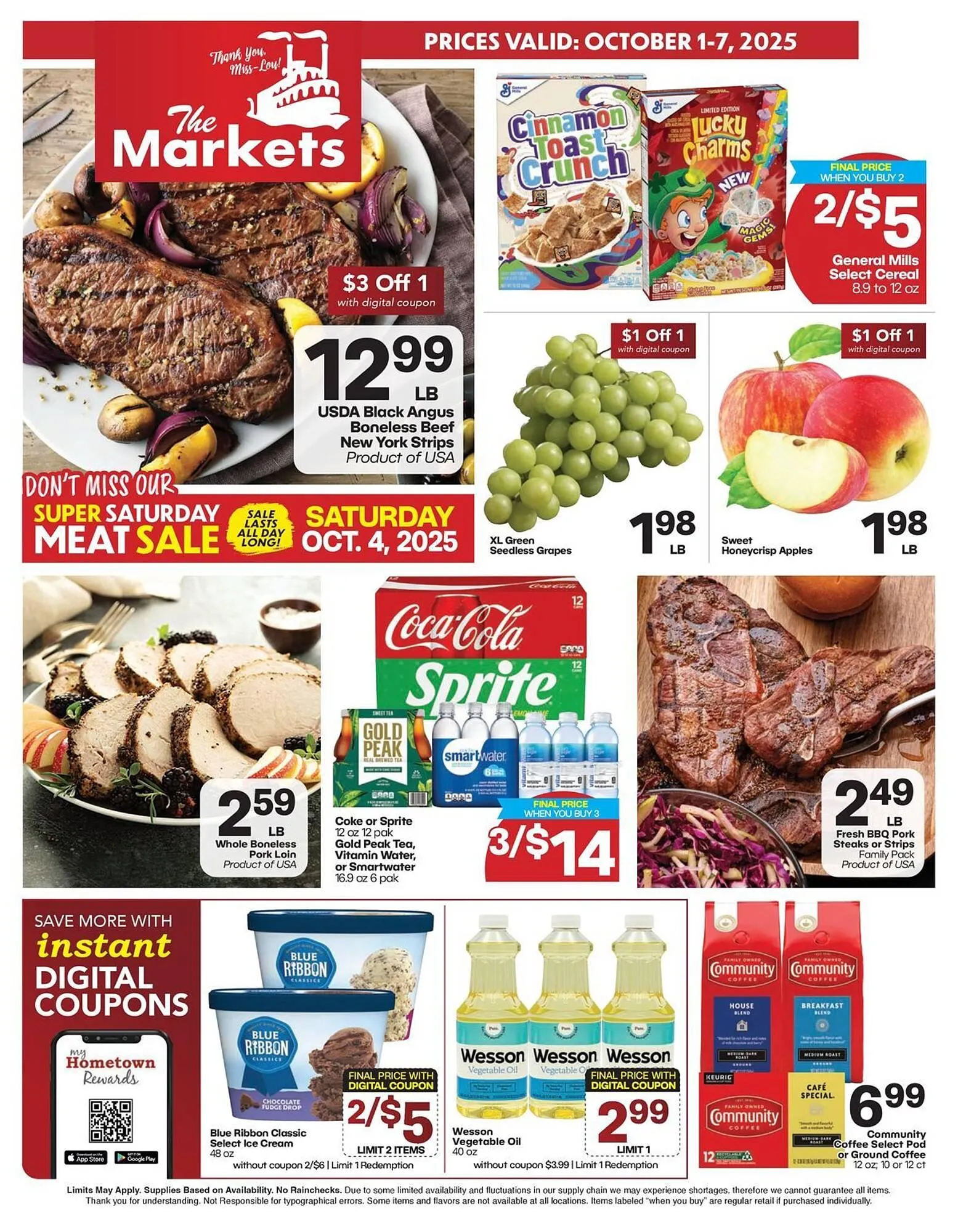 Weekly ad The Markets weekly ad from October 1 to October 7 2025 - Page 1