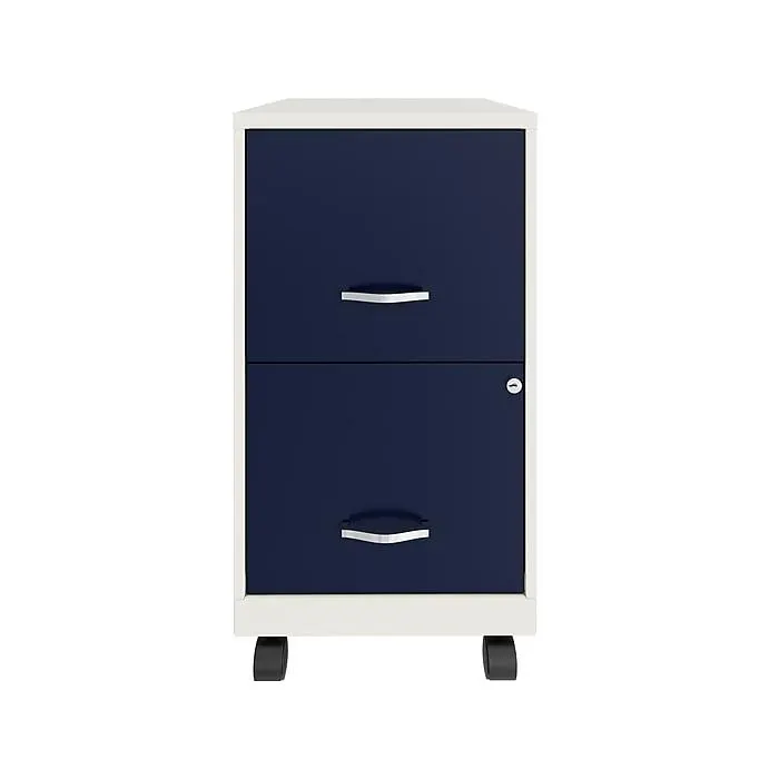 Space Solutions SOHO Smart File 2-Drawer Mobile Vertical File Cabinet,