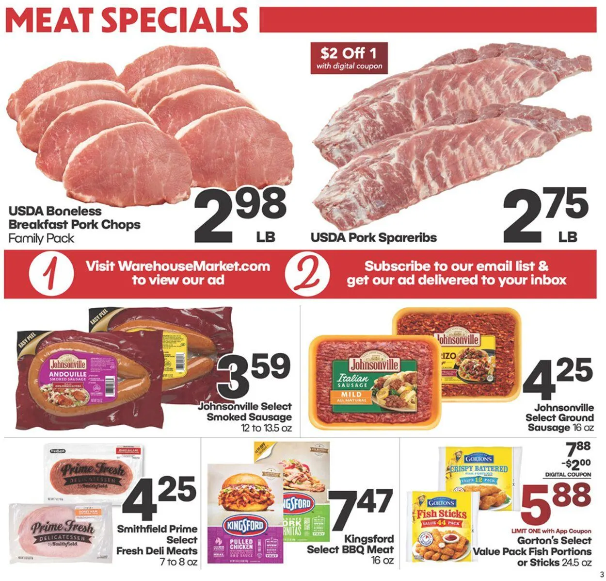 Weekly promotion Warehouse Market spanning from September 10 to September 16 2025 - Page 3 for Catalogue 365