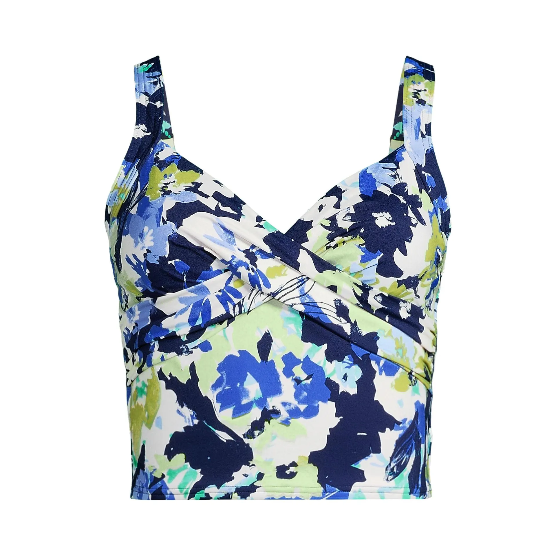 Women's V-Neck Wrap Midkini Top