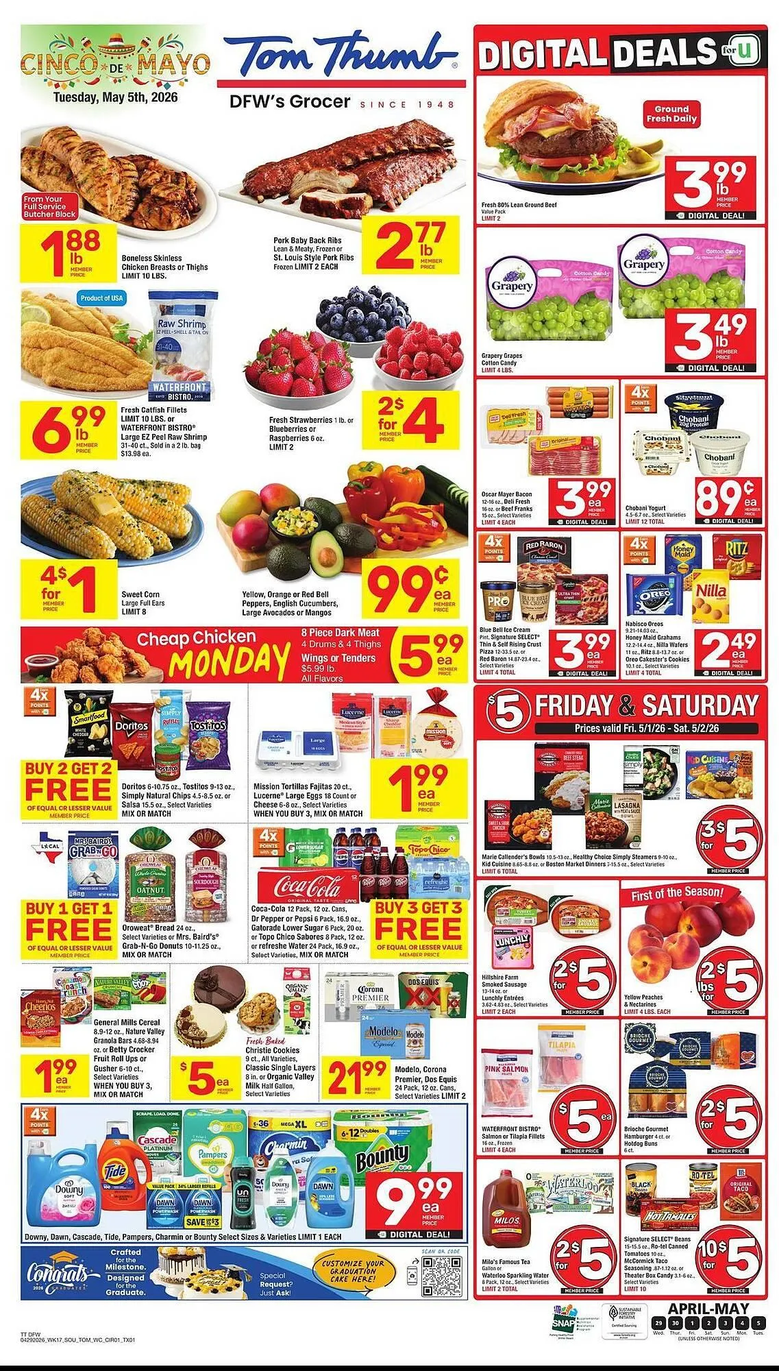Weekly ad Tom Thumb weekly ad from April 29 to May 5 2026 - Page 3
