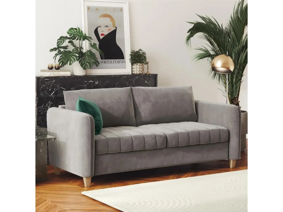 CosmoLiving Coco Velvet Sofa