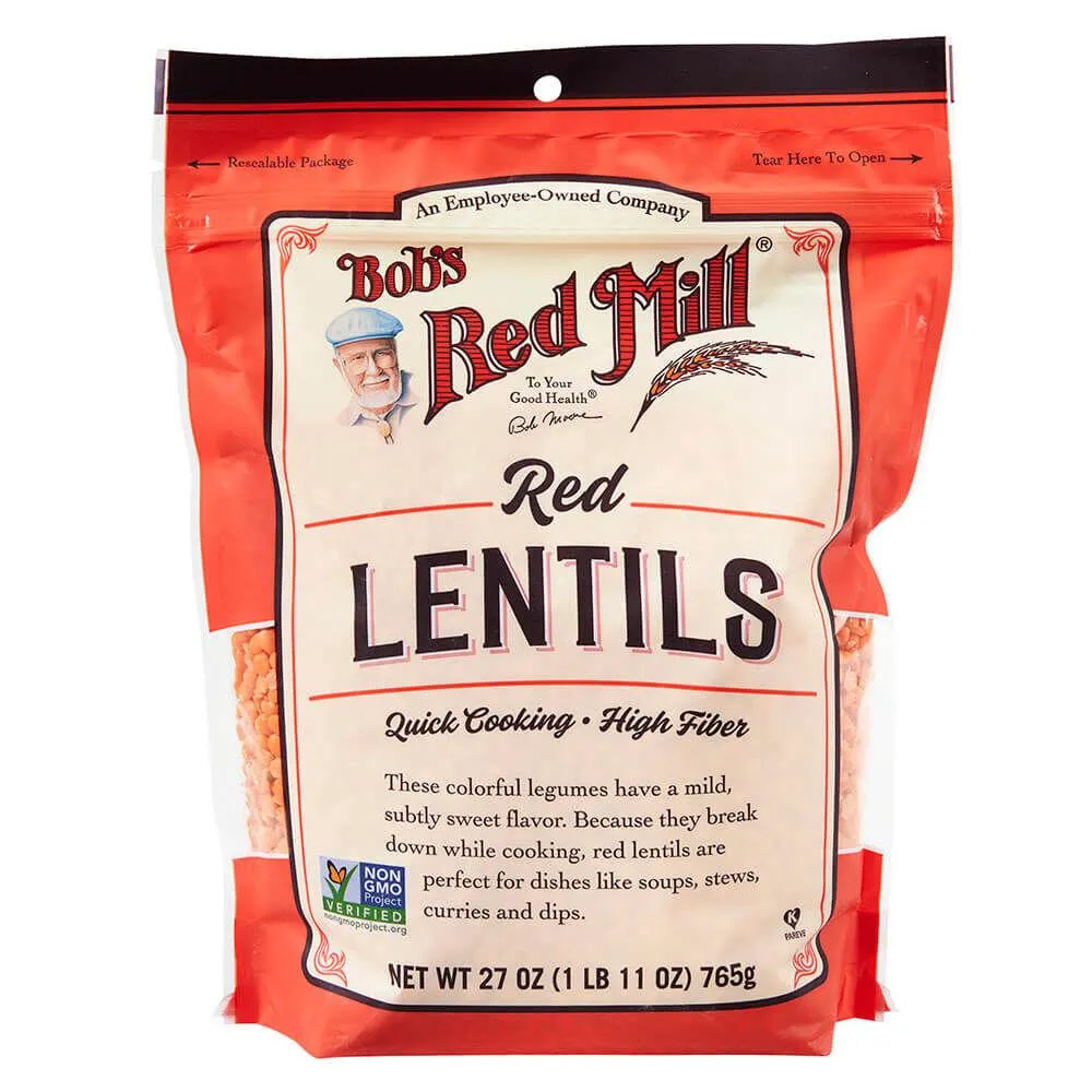 Bob’s Red Mill Red Lentils, 27 oz