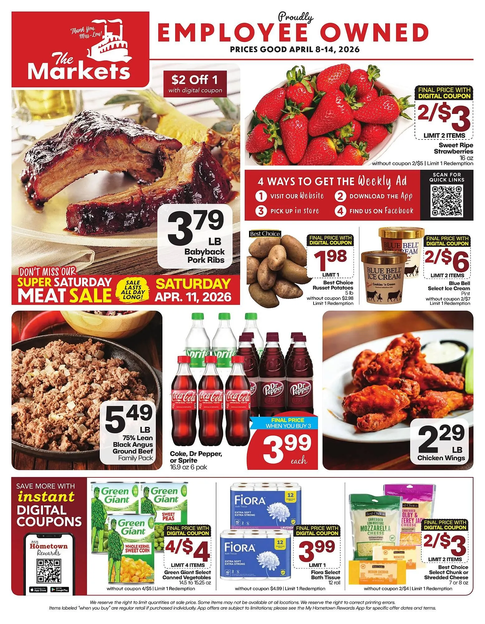 Weekly ad The Markets weekly ad from April 8 to April 14 2026 - Page 1
