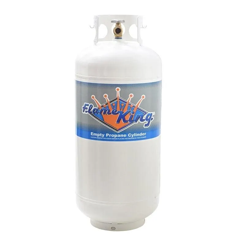Flame King 40-lb. Empty Propane Cylinder with OPD