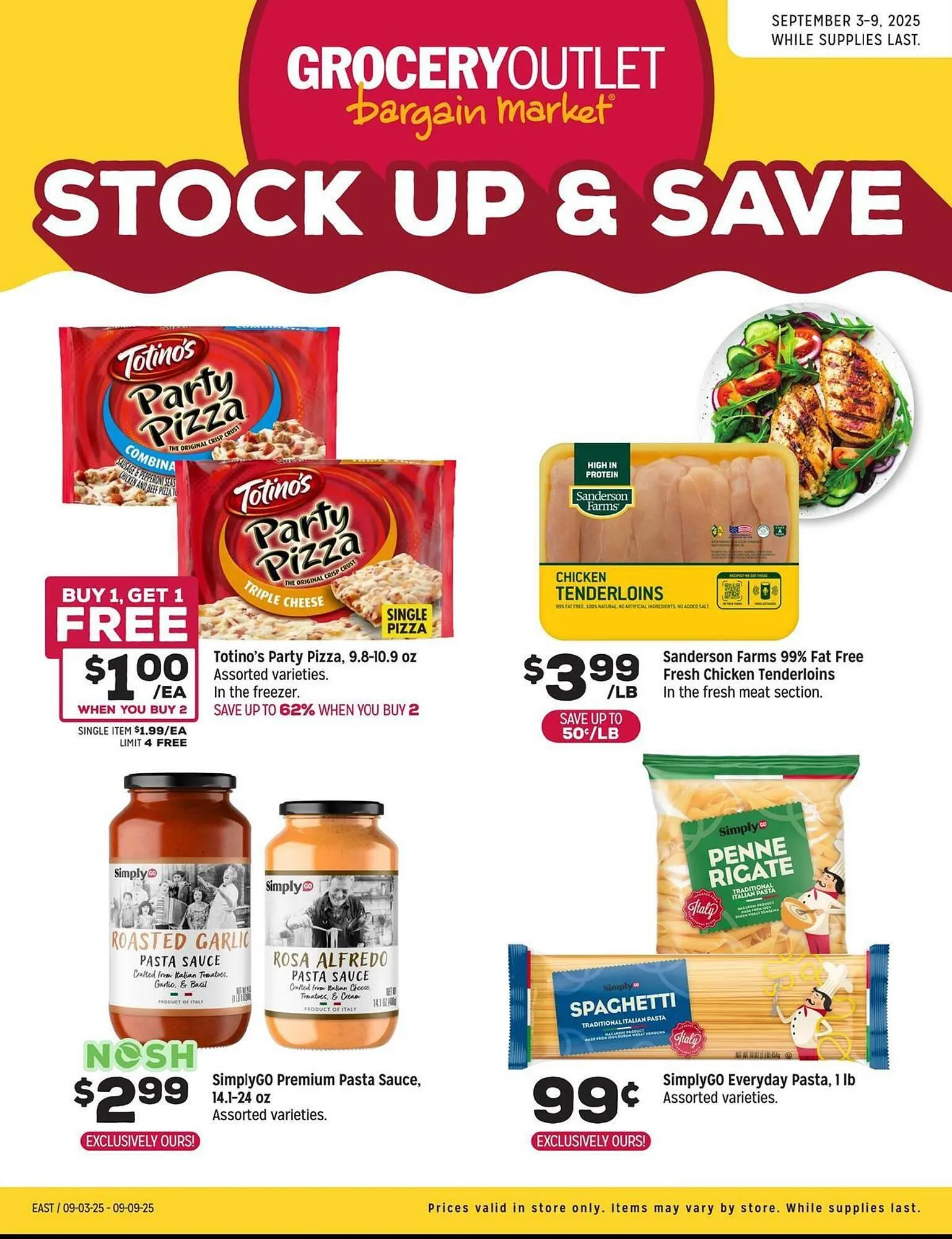 Weekly ad Grocery Outlet weekly ad from September 3 to September 9 2025 - Page 1