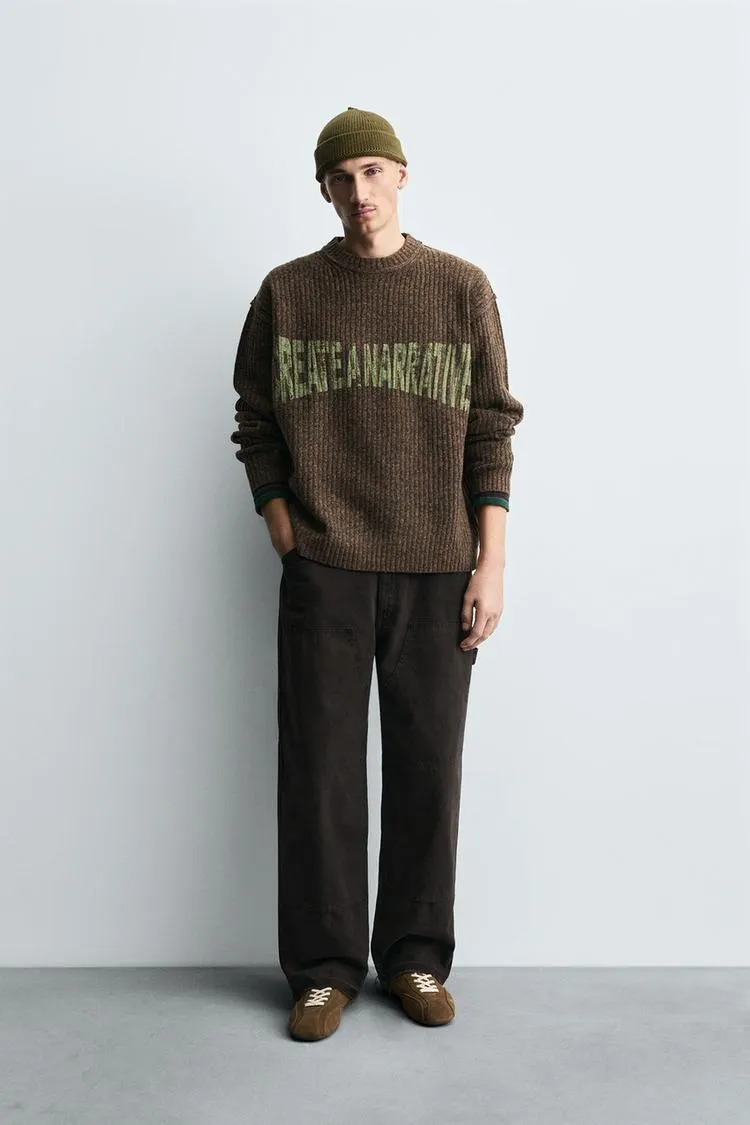 RIBBED TEXTURED SWEATER