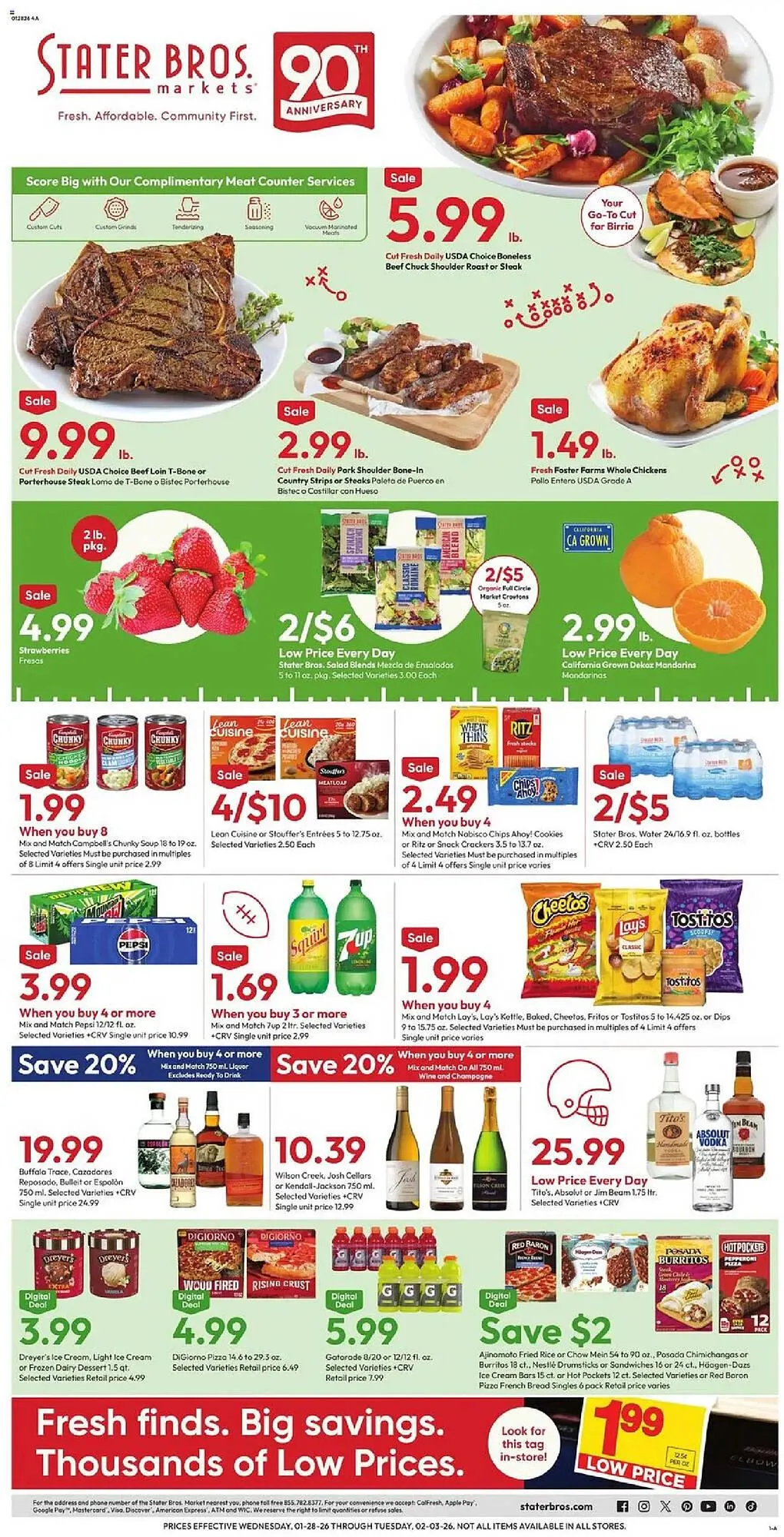Stater Bros weekly ad - 1
