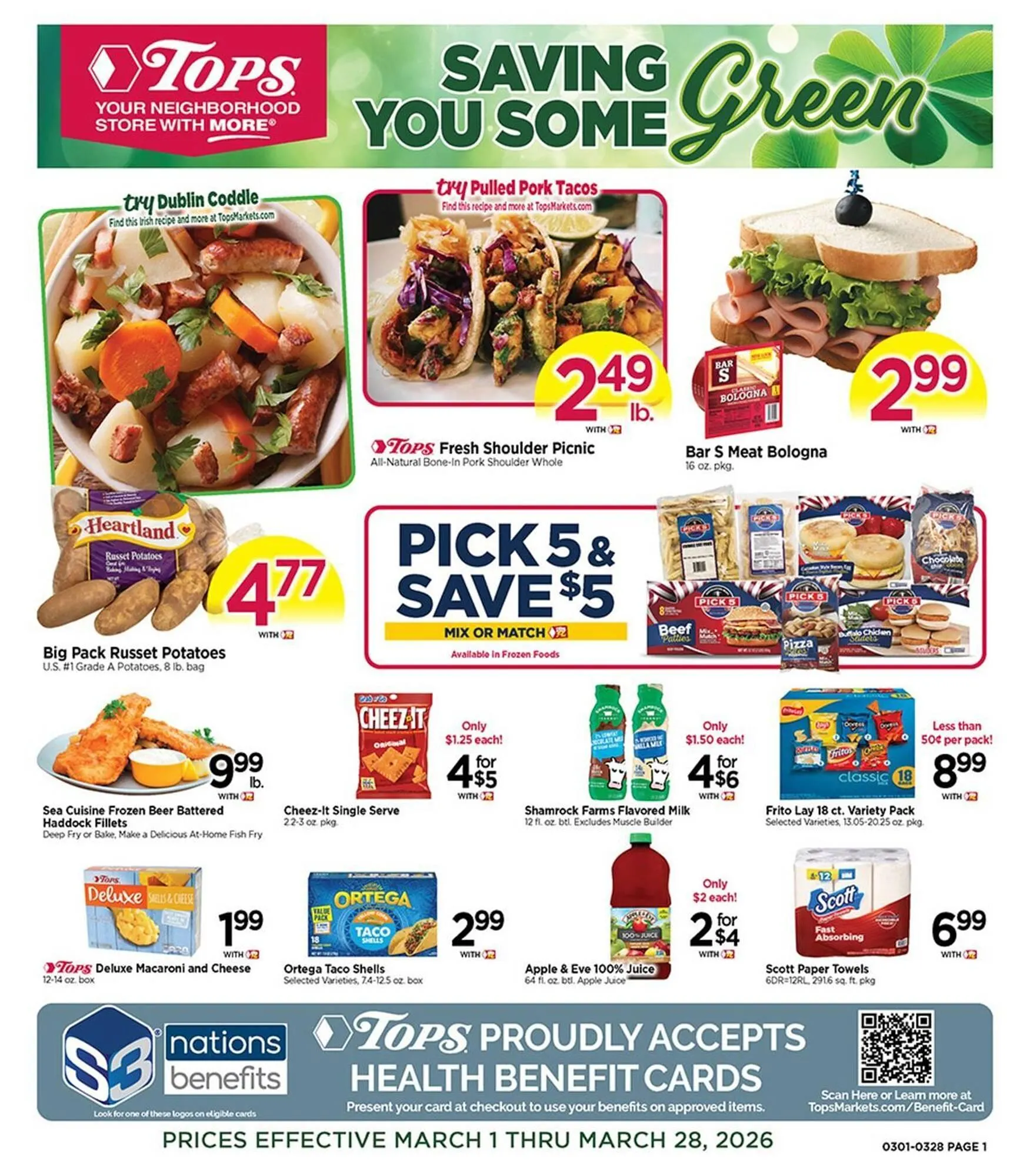 Weekly ad Tops weekly ad from March 1 to March 28 2026 - Page 1