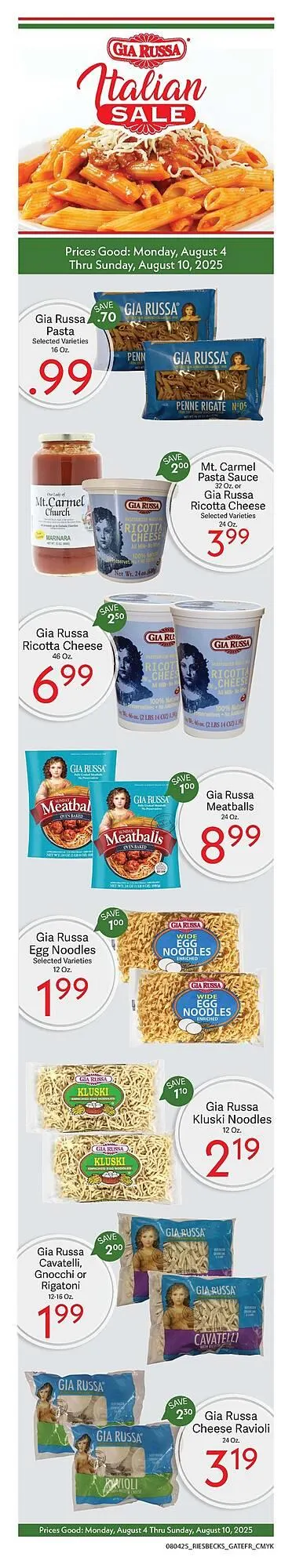 Riesbeck Weekly Ad - 1