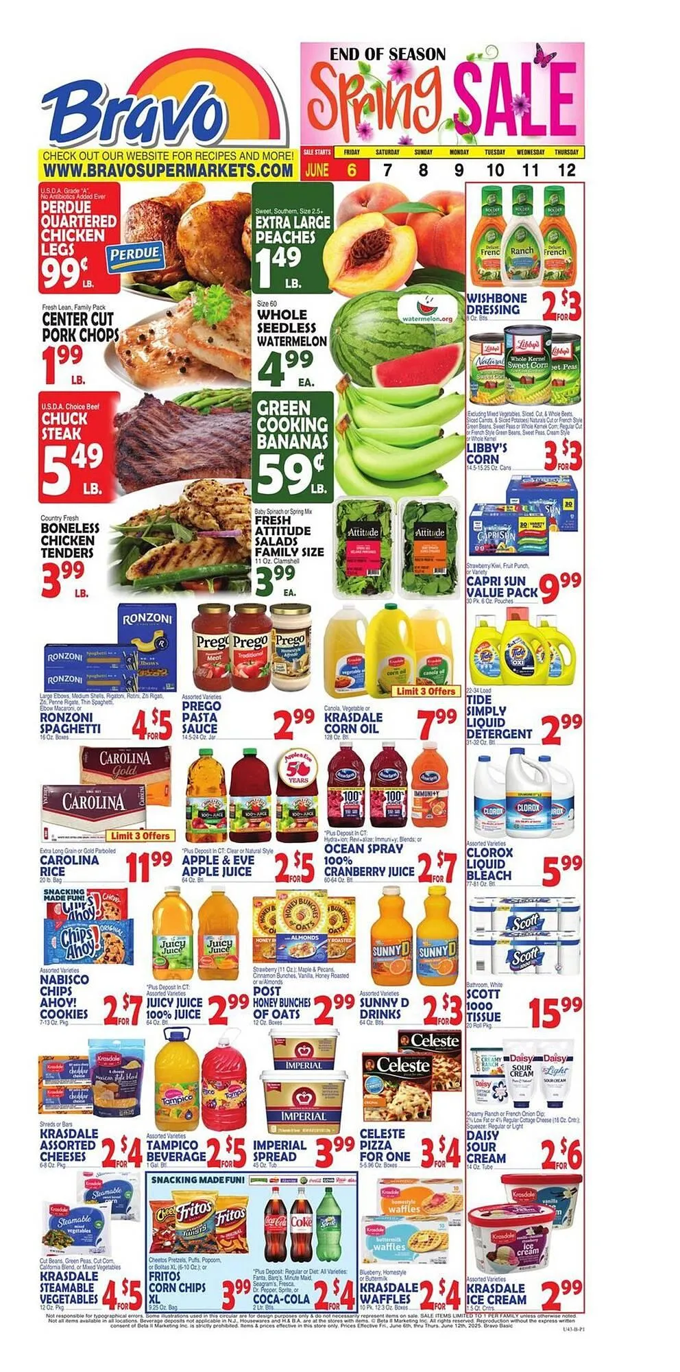 Weekly ad Bravo Supermarkets Weekly Ad from June 6 to June 12 2025 - Page 1