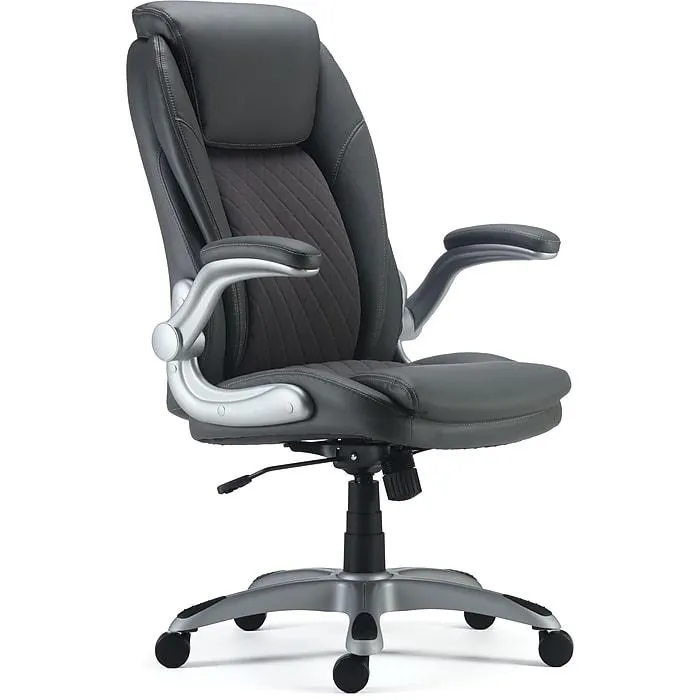 Staples Sorina Ergonomic Bonded Leather Swivel Executive Chair,