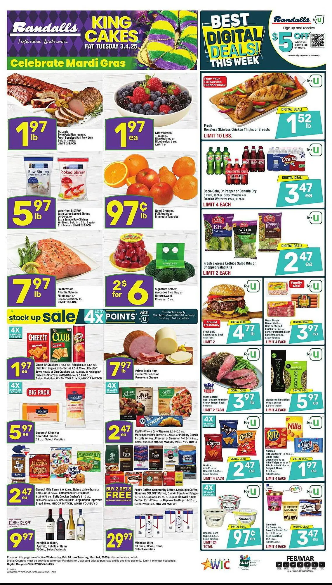 Weekly ad Randalls Weekly Ad from February 26 to March 4 2025 - Page 1