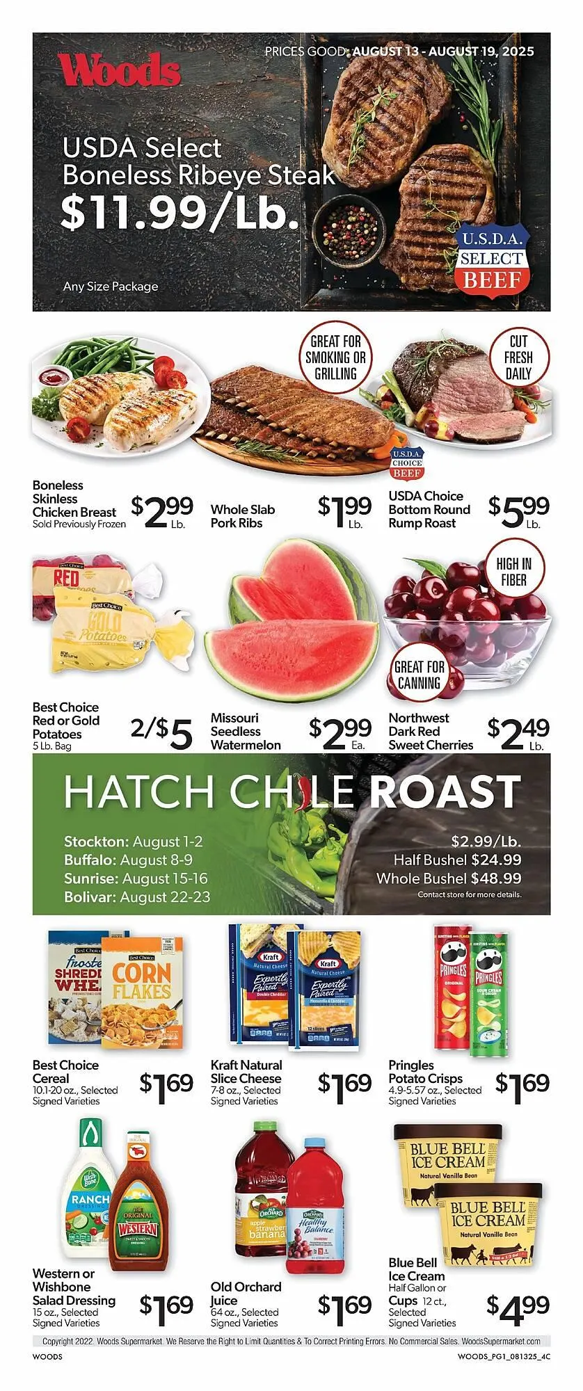 Woods Supermarket Weekly Ad - 1