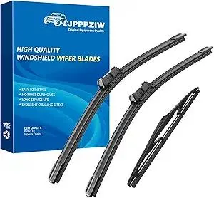 CJPPPZIW® Windshield Wipers-26 Inch+16 Inch+14 Inch Replacement for 2016 2017 2018 2019 2020 2021 2022 2023 Toyota C-HR CHR Wiper Blades for My Car,Quality Front and Rear Wiper Blades(Pack of 3)
