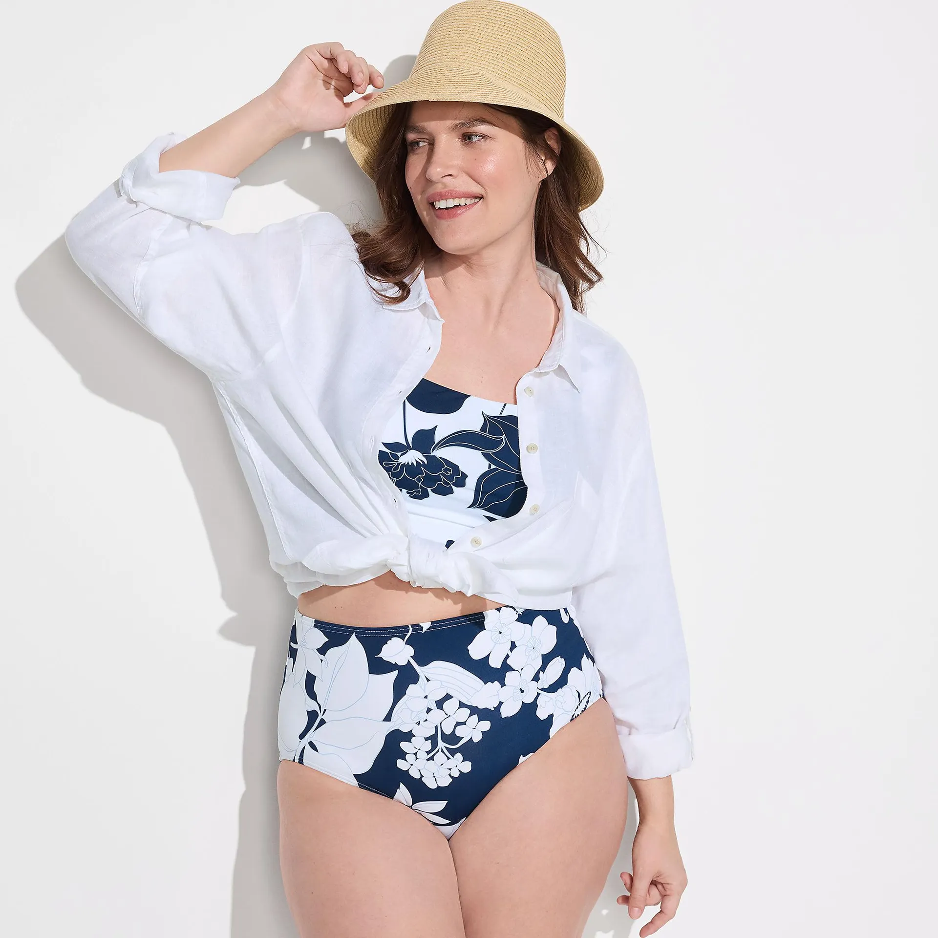 Women's Sculpting Suit High Waisted Bikini Bottoms