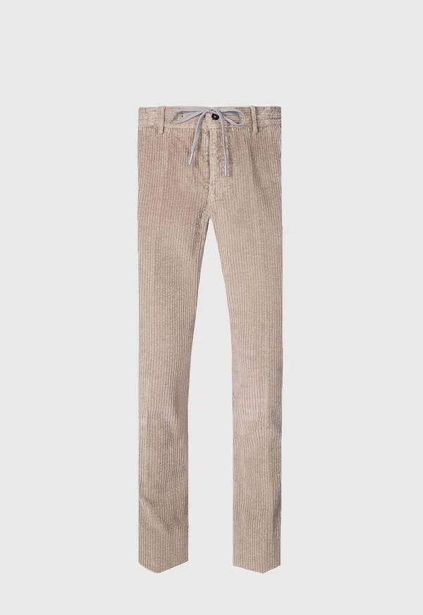 Drawstring Corduroy Trouser