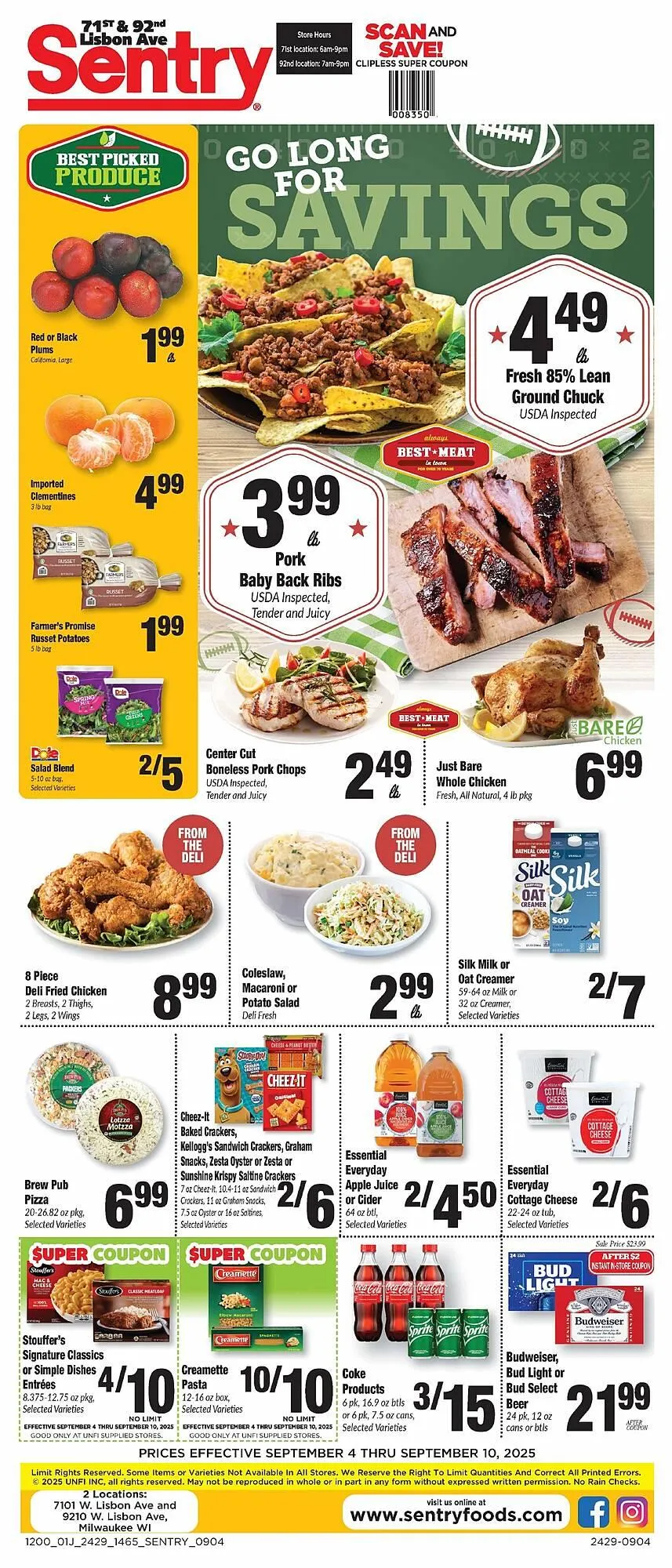Weekly ad Sentry weekly ad from September 4 to September 10 2025 - Page 1