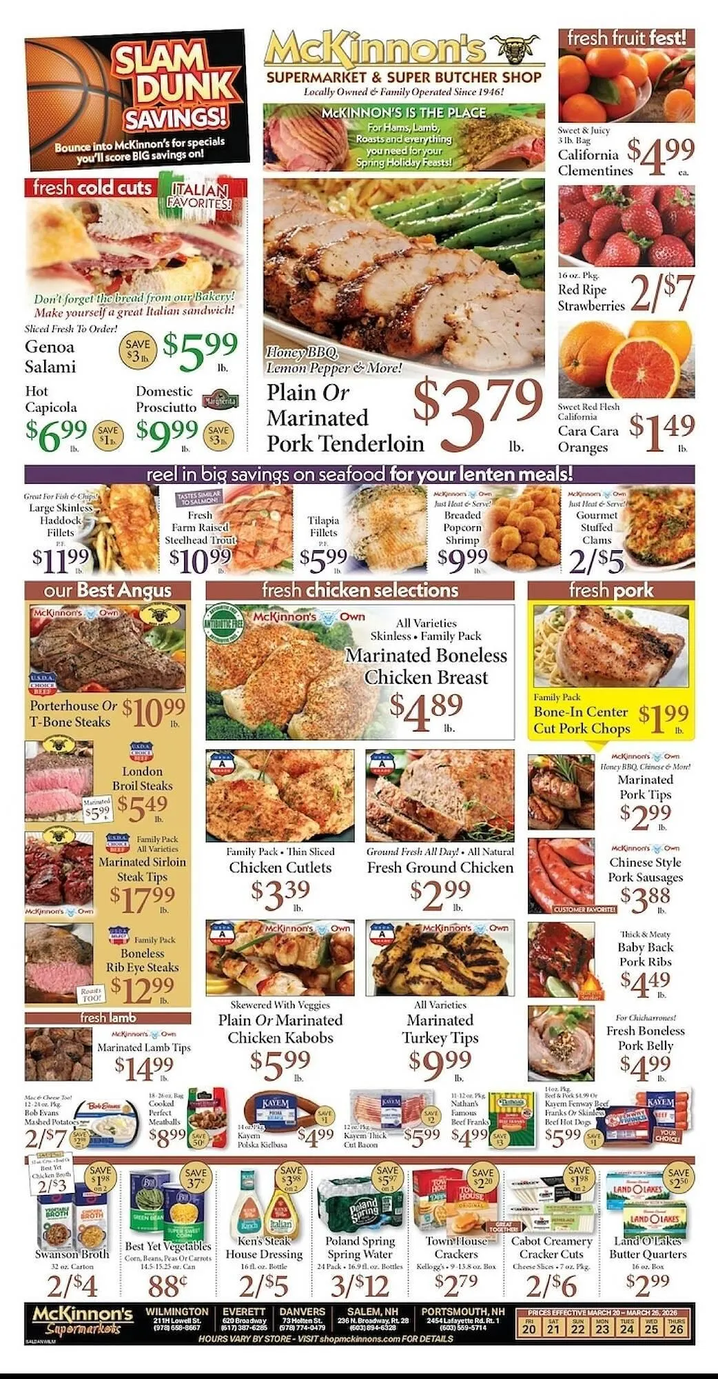 Weekly ad McKinnon's Supermarkets weekly ad from March 20 to March 26 2026 - Page 1