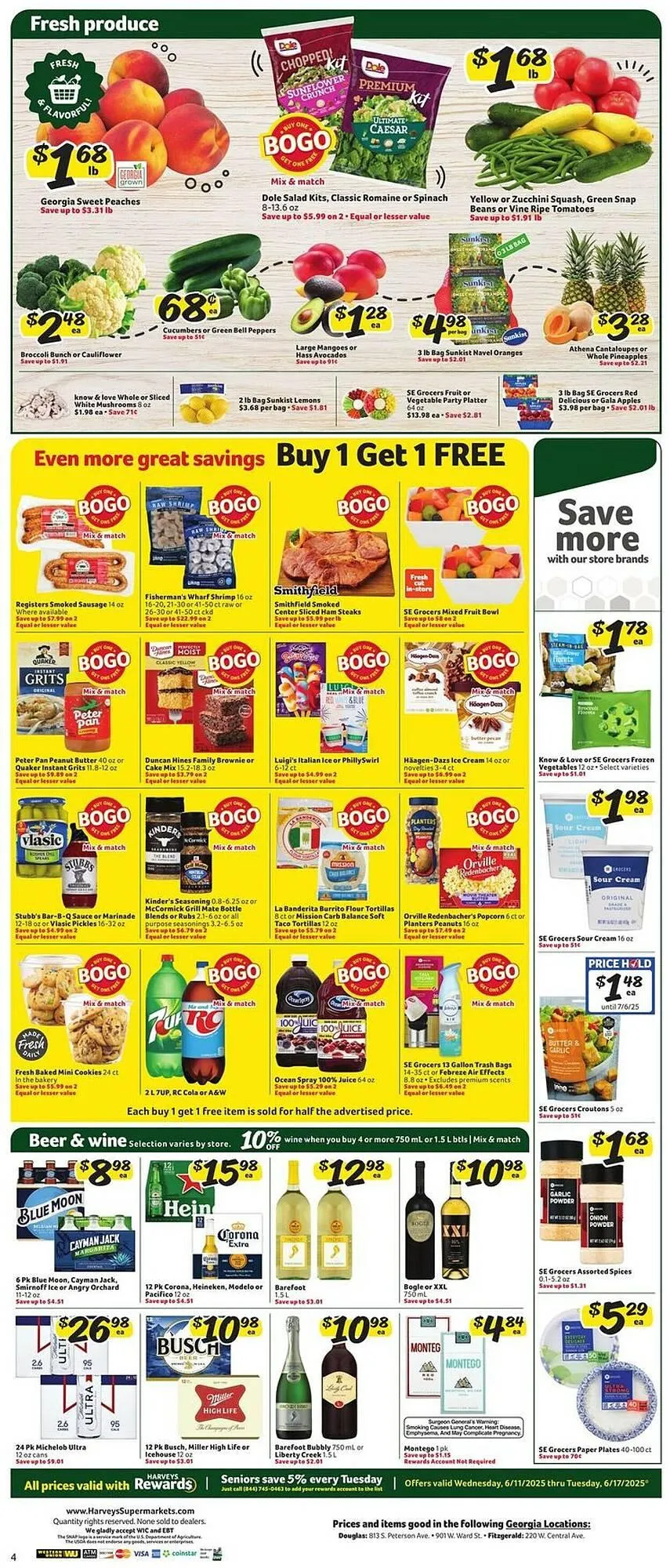 Weekly ad Harveys Supermarkets Weekly Ad from June 11 to June 17 2025 - Page 10