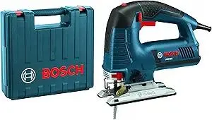 Bosch Power Tools Jigsaw Kit - JS572EK - 7.2 Amp Corded Variable Speed Top-Handle Jig Saw Kit with Assorted Blades and Carrying Case