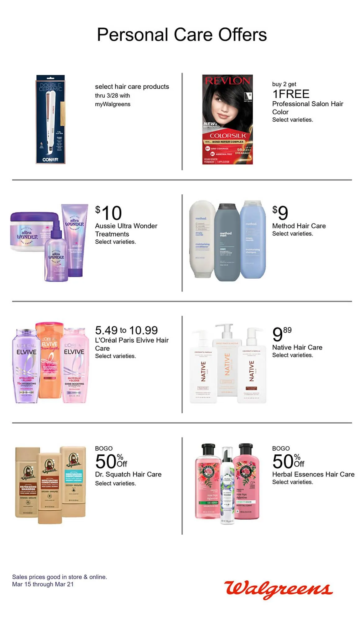 Weekly promotion Walgreens weekly ad spanning from March 15 to March 21 2026 - Page 53 for Catalogue 365