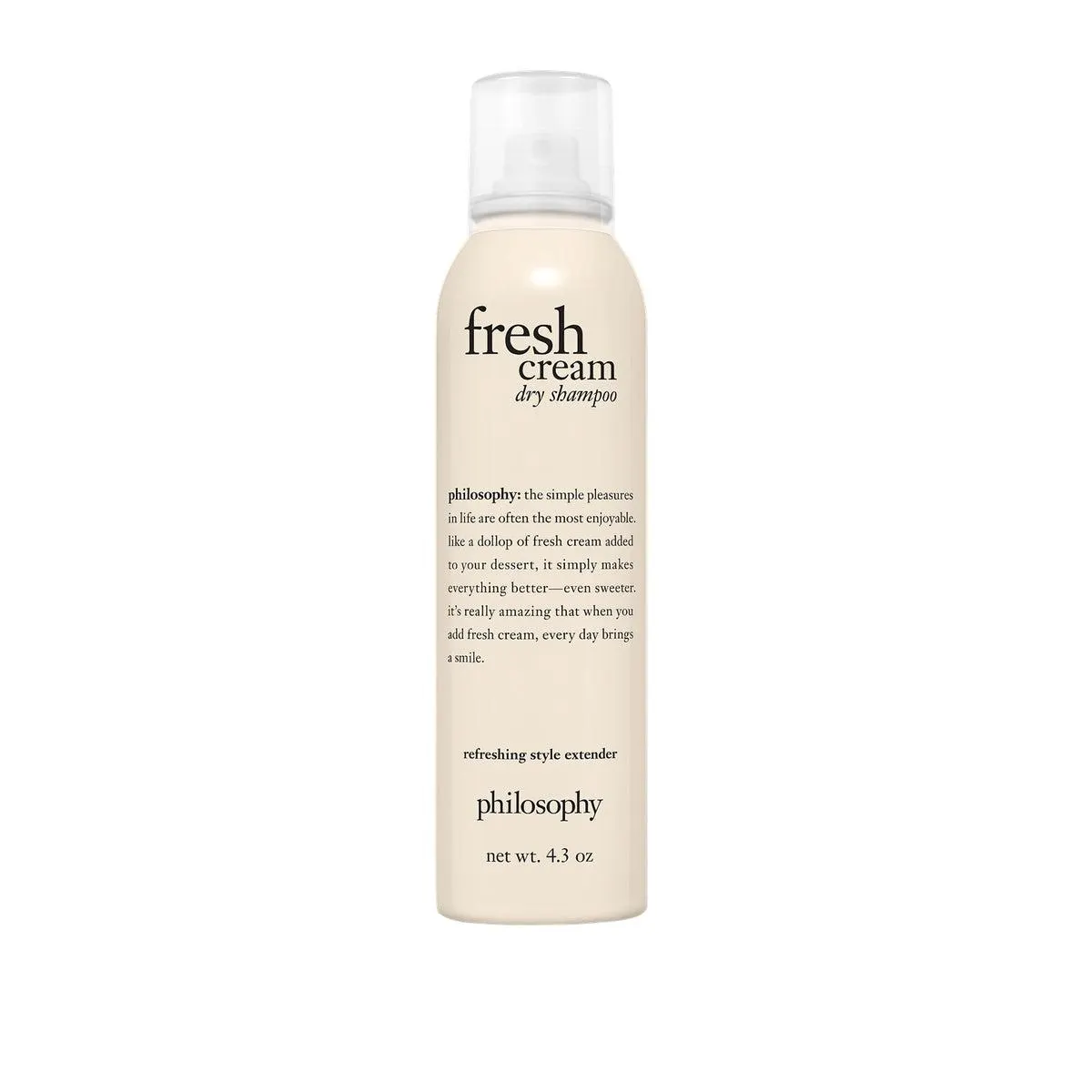 fresh cream dry shampoo