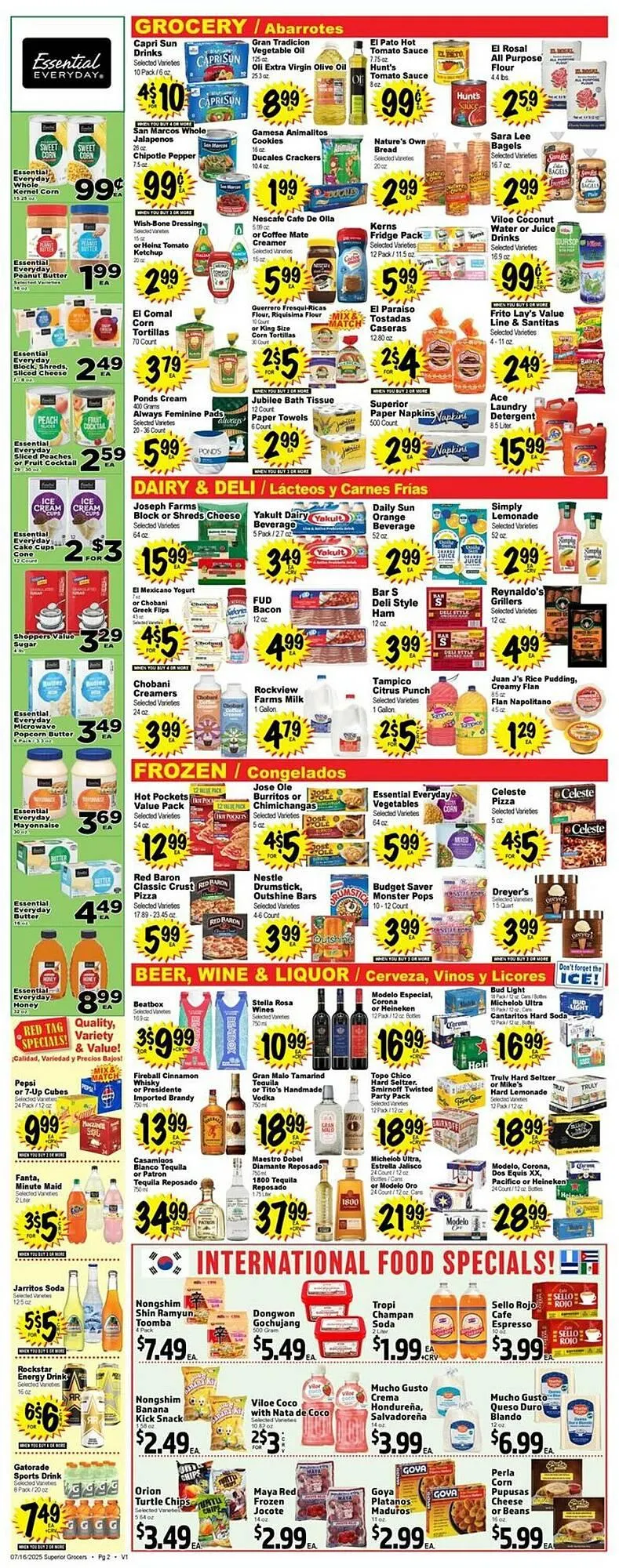 Weekly ad Superior Grocers Weekly Ad from July 16 to July 22 2025 - Page 2