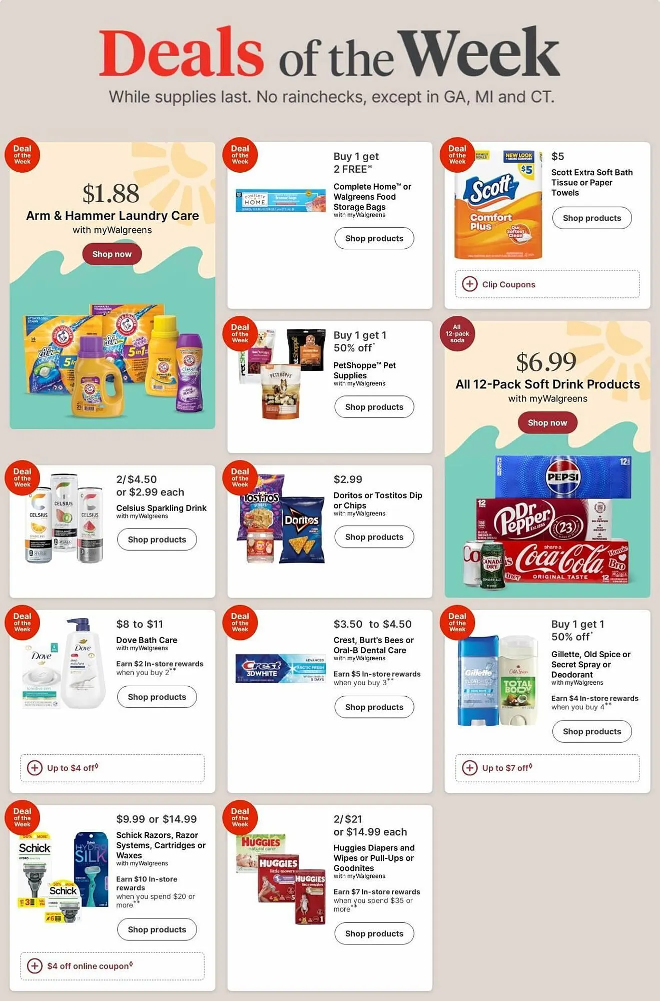 Weekly ad Walgreens Weekly Ad from June 16 to June 25 2025 - Page 1