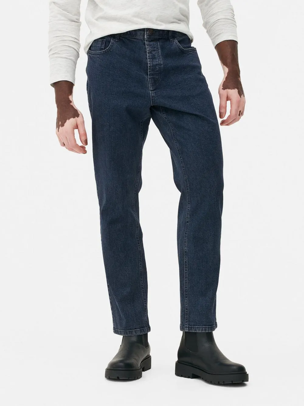 Strečové rovné džíny