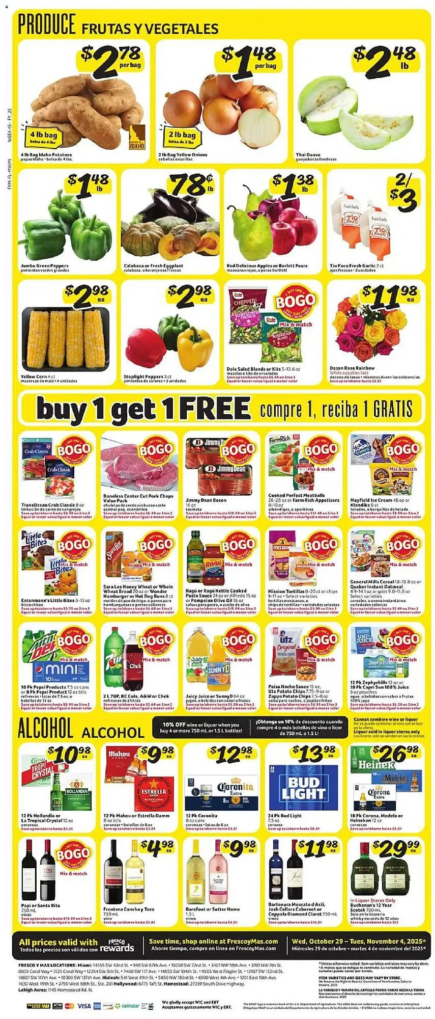 Weekly ad Fresco y Más weekly ad from October 29 to November 4 2025 - Page 5