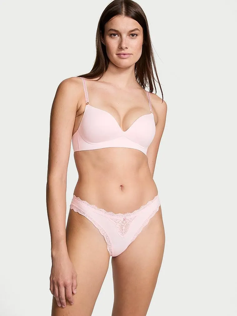 Smooth Wireless Push-Up Plunge Bra