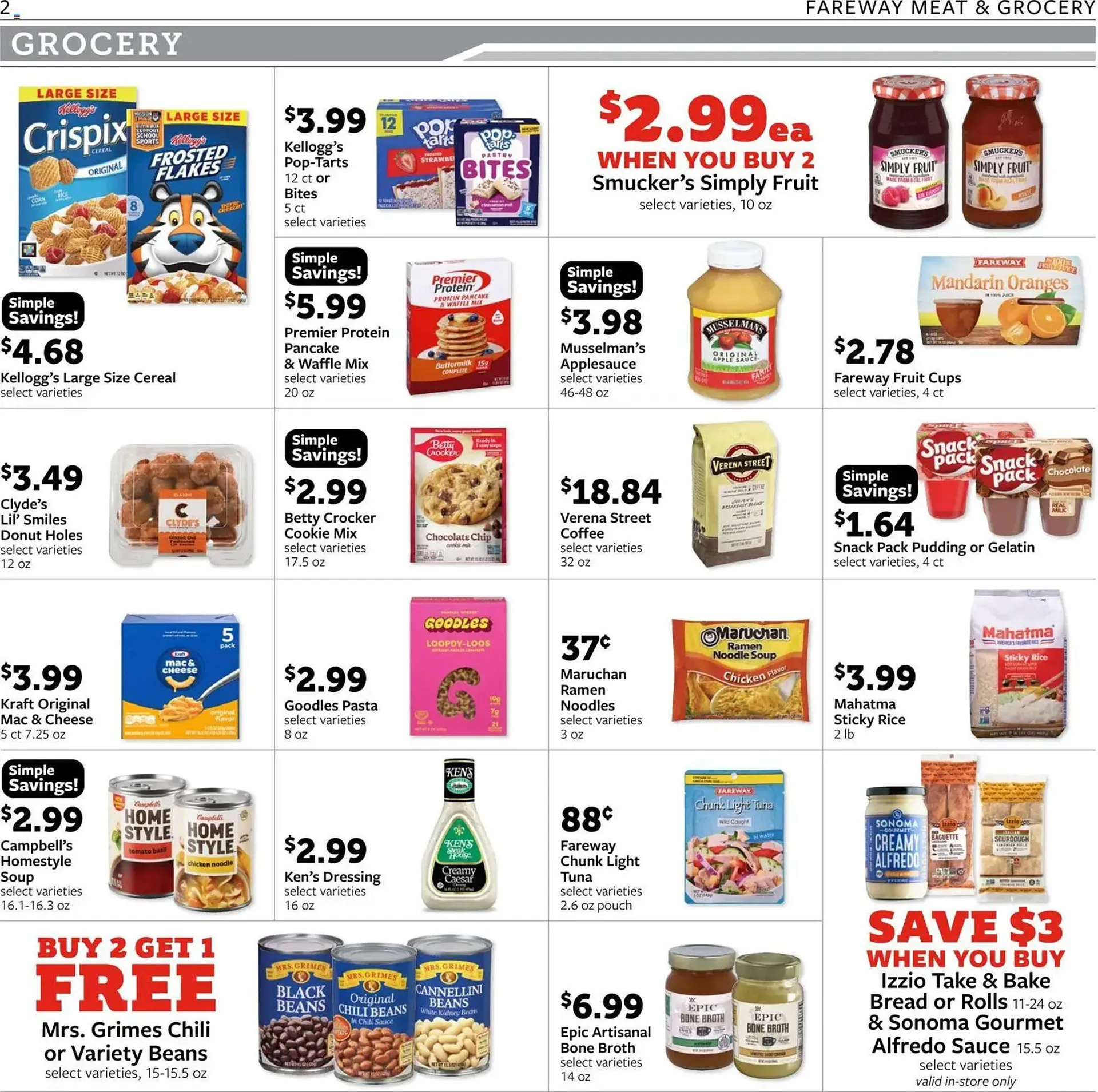 Weekly promotion Fareway weekly ad spanning from April 6 to April 11 2026 - Page 2 for Catalogue 365