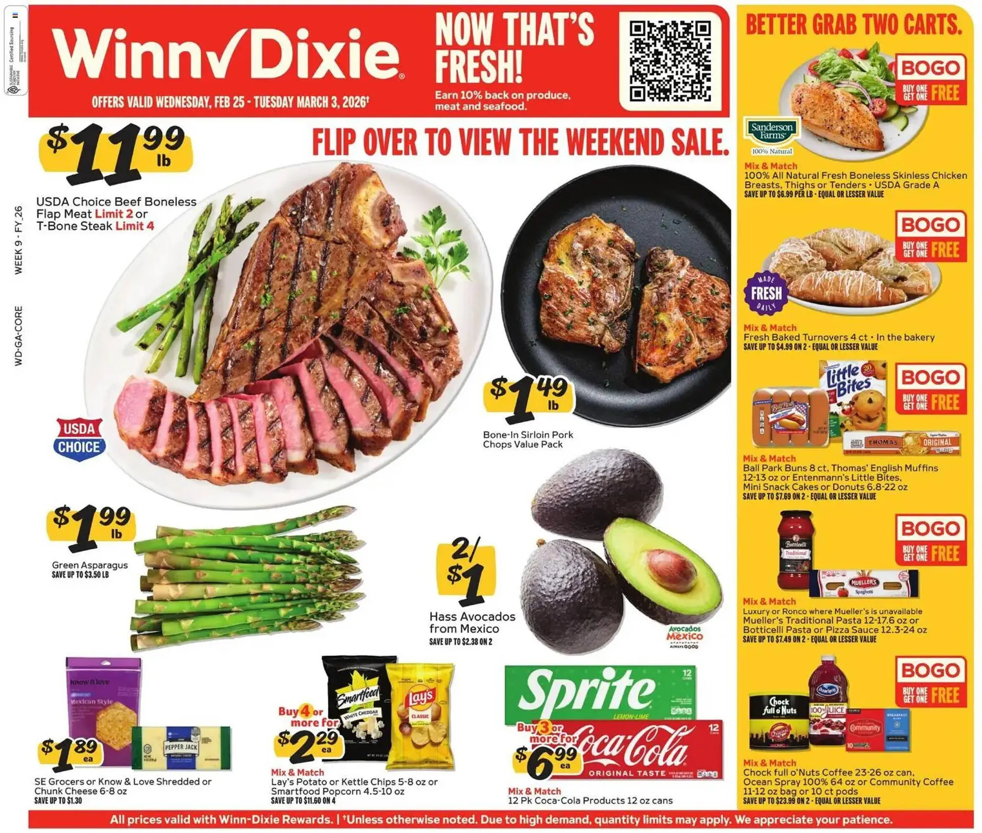 Weekly ad Winn Dixie weekly ad from February 25 to March 3 2026 - Page 1