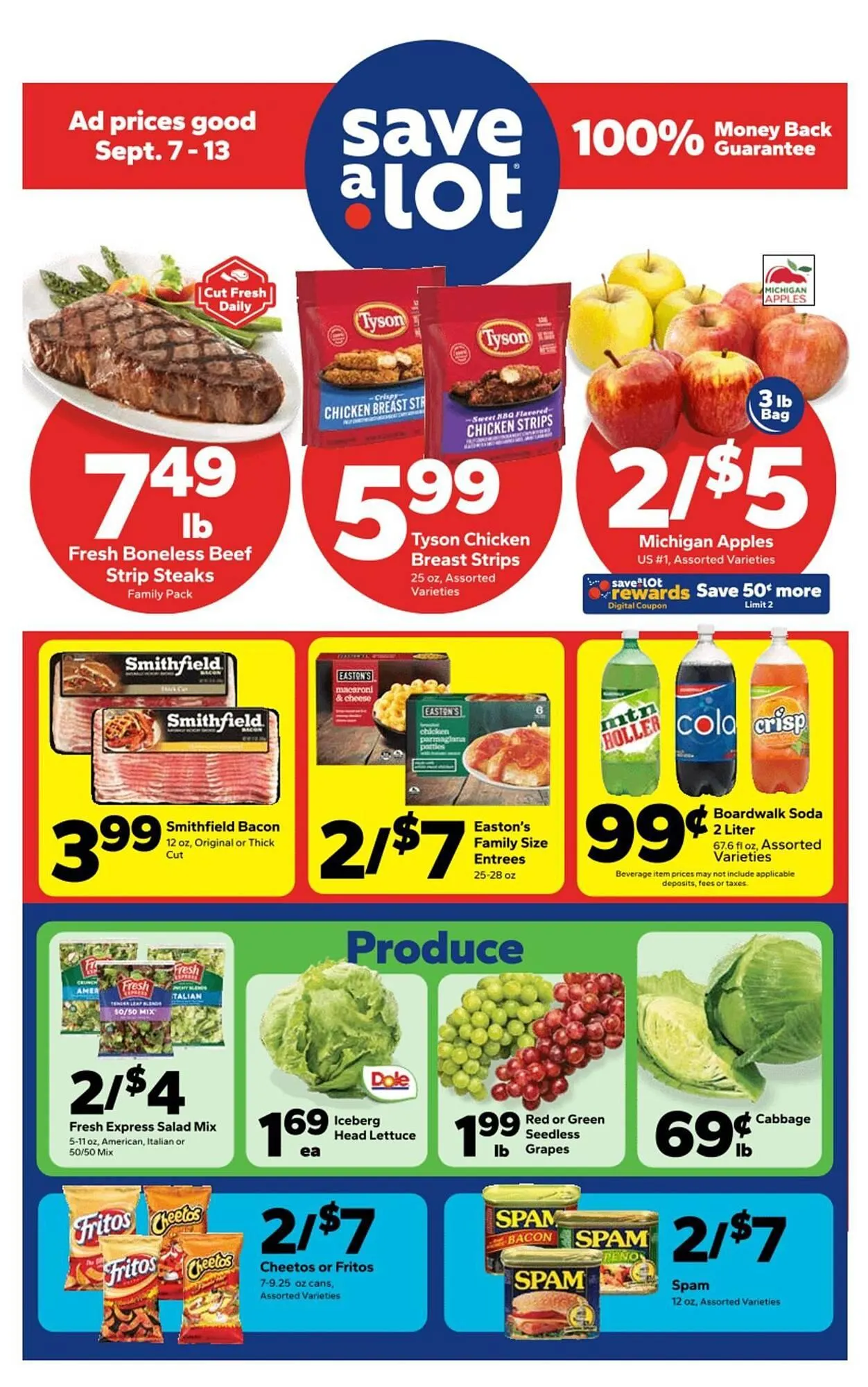 Weekly ad Save a Lot weekly ad from September 7 to September 13 2025 - Page 1